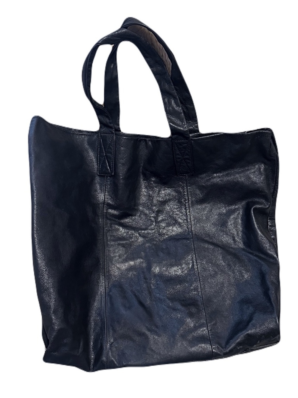 Juicy Couture Black Cowhide Leather Tote Bag "Choose Juicy" Gold Sparkle
RARE - Picture 2 of 10